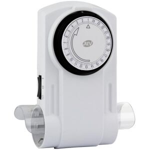 REV 2-WAY MECHANICAL TIMER WHITE