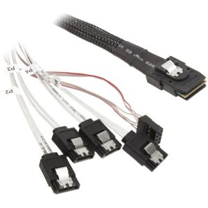 SILVERSTONE SST-CPS03 MINI-SAS TO SATA CABLE 50CM