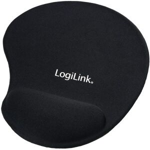 LOGILINK ID0027 MOUSEPAD WITH GEL WRIST REST BLACK