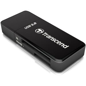 TRANSCEND TS-RDF5K SDHC/XC/UHS1 CARD READER USB3.0 BLACK