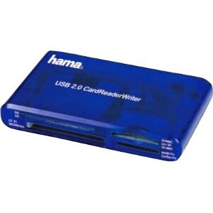 HAMA 55348 CARD READER/WRITER 35IN1 USB2.0 BLUE