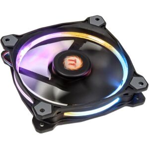 THERMALTAKE RIING 12 LED RGB 256 COLORS HIGH STATIC PRESSURE LED RADIATOR 120MM FAN (SINGLE FAN)