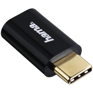 HAMA 135723 USB-C ADAPTER USB 2.0, USB-C PLUG - MICRO-USB-B SOCKET BLACK