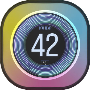 CORSAIR CW-9061011-WW ICUE LINK LCD SCREEN MODULE BLACK