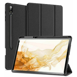 DUX DUCIS DOMO TRIFOLD CASE + PENCIL STORAGE SAMSUNG TAB S8 ULTRA X900/X906 BLACK