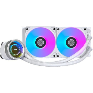 LIAN LI GALAHAD II TRINITY 240 WHITE - AIO GPU LIQUID COOLER WITH ARGB FANS