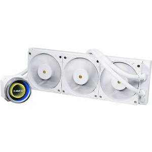 LIAN LI GALAHAD II TRINITY PERFORMANCE 360 WHITE - AIO GPU LIQUID COOLER WITH PERFORMANCE FANS