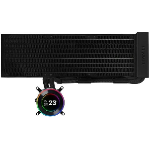 LIAN LI HYDROSHIFT II LCD-C 360 NO FANS BLACK - AIO CPU LIQUID COOLER