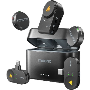 MAONO WM650 A3 WIRELESS MICROPHONE BLACK