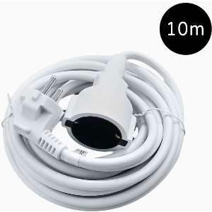 LAMTECH EXTENSION CORD WITH CHILDREN PROTECTION 10M WHITE LAM980312