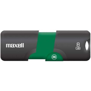 MAXELL FLIX 8GB USB 2.0 FLASH DRIVE BLACK