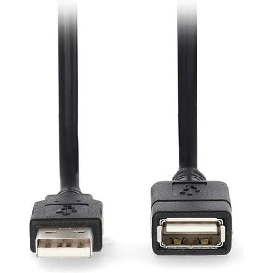 NEDIS CCGL60010BK30 USB 2.0 CABLE USB-A MALE - USB-A FEMALE 3.00M BLACK