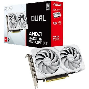 VGA ASUS AMD RADEON RX 9060 XT DUAL WHITE EDITION 16GB GDDR6 RETAIL