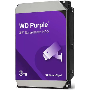 HDD WESTERN DIGITAL WD34PURZ PURPLE SURVEILLANCE 3TB 3.5