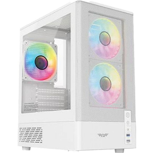 ARMAGGEDDON MICRO ATX CASE WITH 3X CHROMA FANS DEEPFREEZE DUPLEX 2 CHROMA WHITE DF-DUPLEX2-CHRW