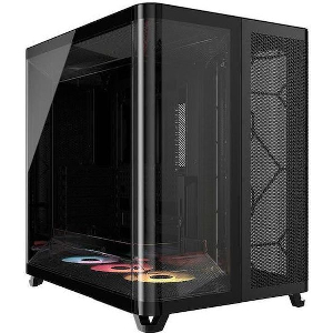 CASE CORSAIR AIR 5400 RS-R ARGB TRIPLE CHAMBER TEMPERED GLASS MIDI-TOWER BLACK
