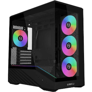 MINI/MICRO ATX CASE LIAN LI VECTOR V100 MINI BLACK - 4 X 120MM ARGB-LED RGB STRIP - TEMPERED GLASS