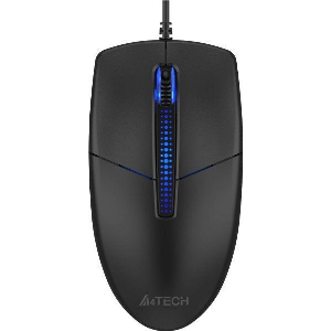A4TECH MOUSE N-530S DUST-RESISTANT BACKLIT SILENT USB BLACK