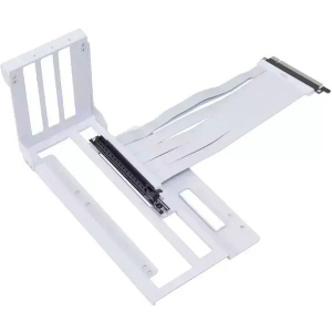 LIAN LI A3-1W - VERTICAL GPU KIT FOR A3-MATX WHITE PCI-E 4.0 RISER CABLE INCLUDED