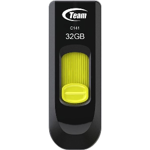 TEAMGROUP TC14132GY01 C141 32GB USB 2.0 FLASH DRIVE YELLOW
