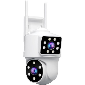 SRIHOME PTZ IP CAMERA 4MP DUAL LENS WIFI PANORAMIC MONITORING SH063