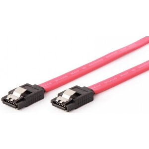 CABLEXPERT CC-SATAM-DATA-0.3M SATA 3 DATA CABLE WITH METAL CLIPS 30CM