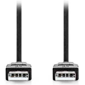 NEDIS CCGL60000BK50 USB HIGH SPEED CABLE USB-A MALE - USB-A MALE 5.00M BLACK