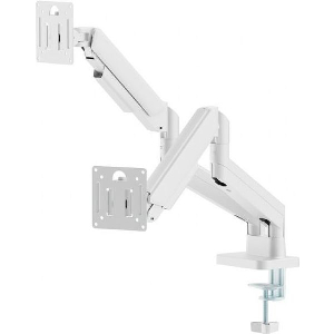 GEMBIRD DESK MOUNTED ADJUSTABLE DOUBLE MONITOR ARM 17'-32' WHITE MA-DA2-06-W