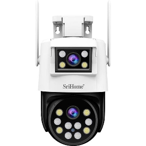 SRIHOME DUAL LENS PANORAMIC MONITORING IP CAMERA 2MP+2MP HD SH048