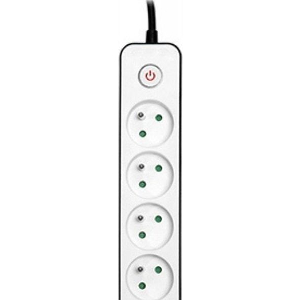 BORMANN BCR1011 ΠΟΛΥΜΠΡΙΖΟ 4 ΘΕΣΕΩΝ 3X1.5MM ΜΕ ΔΙΑΚΟΠΤΗ