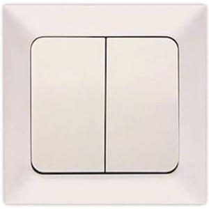 EUROLAMP 152-12004 ΔΙΑΚΟΠΤΗΣ A/R-K/R ΛΕΥΚΟΣ