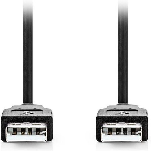 NEDIS CCGL60000BK10 USB 2.0 CABLE USB-A MALE - USB-A MALE 1.00M BLACK