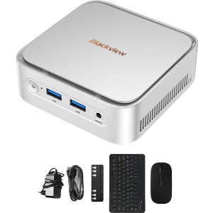 BLACKVIEW MINI PC SET 4-CORE AMD RYZEN 5 3500U (16GB+512GB) WIN11 PRO SILVER MP50-RYZEN5-16512-S-SE