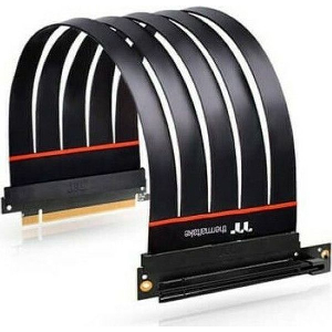 PCI EXPRESS EXTENDER 90°/BLACK/PCI-E 4.0 16X/300MM