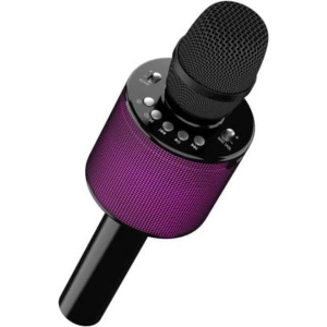 AKAI PARTYVOICE MIC ΑΣΥΡΜΑΤΟ ΜΙΚΡΟΦΩΝΟ KARAOKE ΜΕ ΗΧΕΙΟ BLUETOOTH 5.4 2.4 GHZ & RGB ΦΩΤΙΣΜΟ