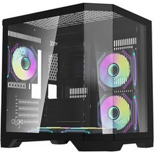 DARKFLASH COMPUTER CASE FT350 + 5 ARGB FANS (BLACK)