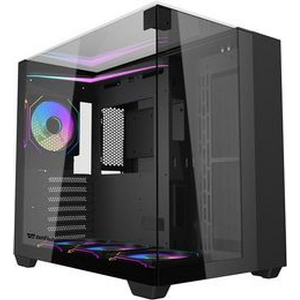 DARKFLASH COMPUTER CASE TH285 4 FANS (BLACK)