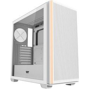 DARKFLASH DS900WS ATX COMPUTER CASE WITHOUT FANS (WHITE)