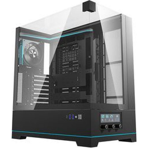 DARKFLASH DY450 PRO GLASS COMPUTER CASE (BLACK)