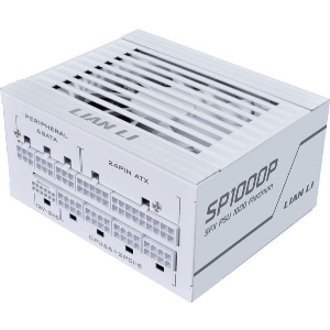 LIAN LI SP1000P WHITE - 1000W 80+ PLATINUM PSU - 10 YEARS WARRANTY - 12V-2X6 - JAPANESE CAPACITORS
