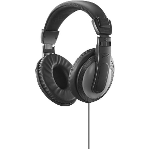 HAMA 221781 SHELL II HEADPHONES, OVER-EAR, LONG CABLE (2M), BLACK
