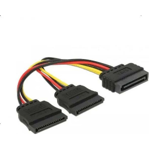DELOCK 15-PIN SATA - 15-PIN SATA CABLE 0.15M ΠΟΛΥΧΡΩΜΟ 60105