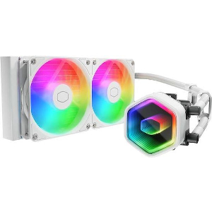 COOLERMASTER MASTERLIQUID 240 CORE II ARGB WATER COOLING WHITE