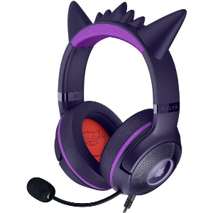 RAZER KRAKEN KITTY V2 OVER EAR GAMING HEADSET USB POKEMON GENGAR