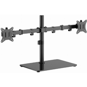 GEMBIRD DUAL MONITOR DESK STAND (ROTATE, TILT, SWIVEL), 17'-32' MAX VESA 100X100 MS-D2ST-01