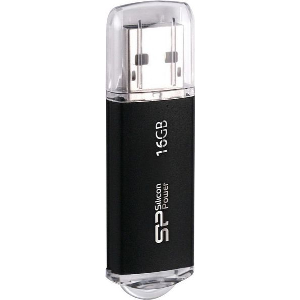 SILICON POWER ULTIMA II I-SERIES 16GB USB 2.0 FLASH DRIVE BLACK SP016GBUF2M01V1K