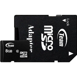 TEAMGROUP TUSDH8GCL1003 MEMORY CARD SERIES 8GB MICRO SDHC CLASS 10 WITH ADAPTER