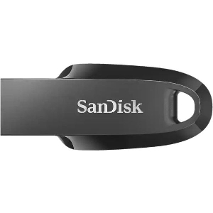 SANDISK SDCZ550-128G-G46 ULTRA CURVE 128GB USB 3.2 FLASH DRIVE BLACK
