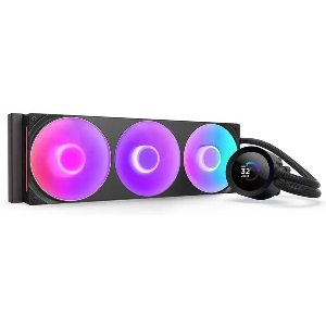 NZXT 360 AIO LIQUID COOLER KRAKEN PLUS RGB LCD DISPLAY - BLACK