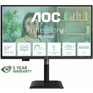 ΟΘΟΝΗ AOC Q27P4U 27'' IPS QHD ΗΧΕΙΑ BLACK